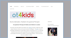 Desktop Screenshot of ot4kids.co.uk