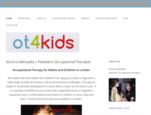 Tablet Screenshot of ot4kids.co.uk